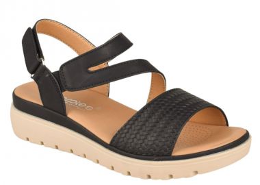 Πέδιλα γυναικεία | Ανατομικά | Amarpies | ABZ28641 | Μαύρο - Amarpies - 